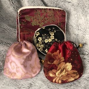 Jewelry Pouches - lot of 4